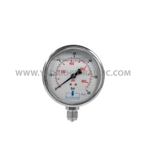 Belometer Oil-Filled 10 cm Vertical Pressure Gauge