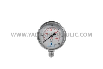 Belometer Oil-Filled 10 cm Vertical Pressure Gauge